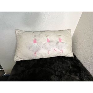 Pottery Barn Kids Ballet PILLOW w/ Ballerina Tutu Bed Teen Dance